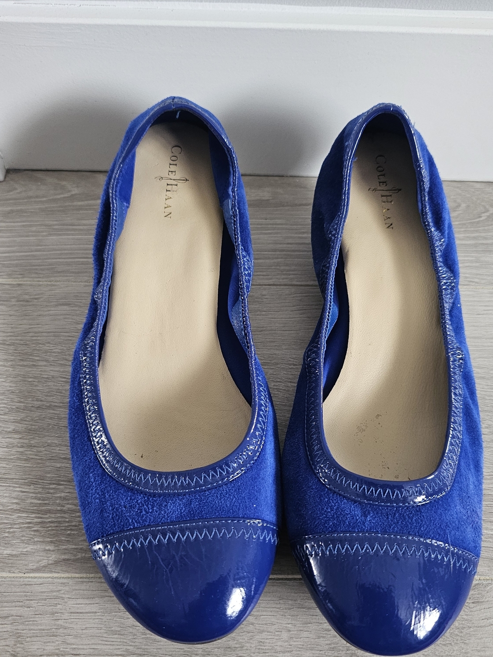 Cole Haan Women's Royal Blue Ballet Flats